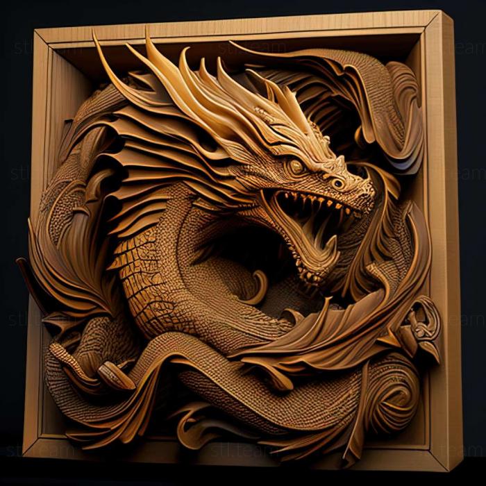 dragon 3d print